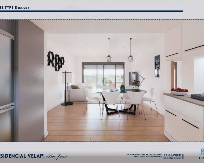 Apartment for sale in Costa calida, Velapi´s Kitchen type B